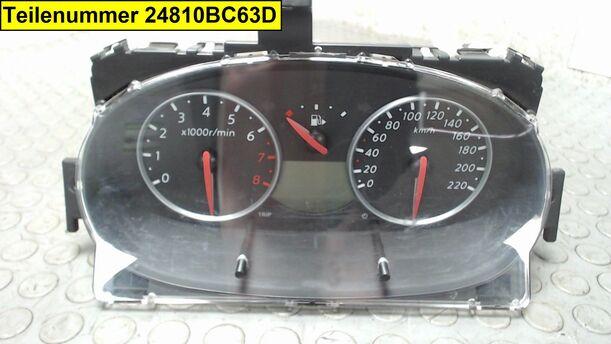 Foto: TACHOEINHEIT / KOMBIINSTRUMENT eines Nissan Micra 1.2