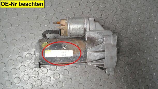 Foto: ANLASSER / STARTER VALEO eines Peugeot 307 HDi SW 110