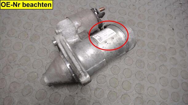 Foto: ANLASSER / STARTER eines Fiat Panda 1.2