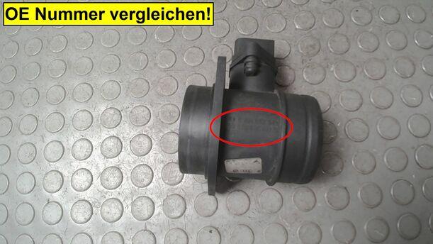 Foto: LUFTMASSENMESSER BOSCH eines Audi A3 1.9 TDI