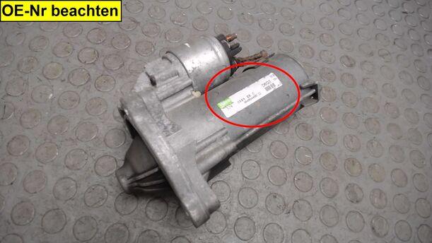 Foto: ANLASSER / STARTER VALEO eines Peugeot 206+ 60