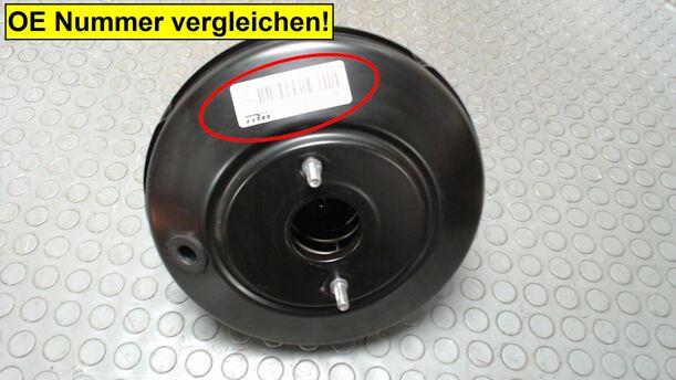 Foto: BREMSKRAFTVERSTÄRKER eines Mercedes-Benz B 180 CDI Special