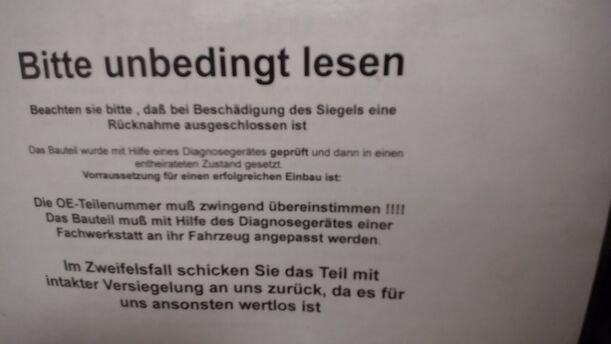 Foto: TACHOEINHEIT (ENTHEIRATET) eines Opel Meriva 1.4 GL 1,8 E