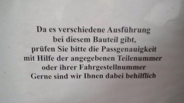Foto: ANTRIEBSWELLE LINKS eines Volvo V40 1.8