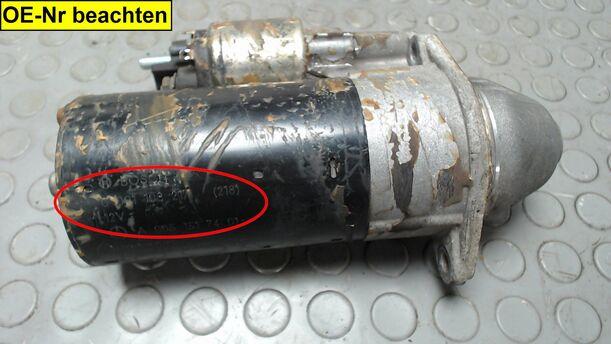 Foto: ANLASSER / STARTER BOSCH eines Mercedes-Benz B 180 CDI