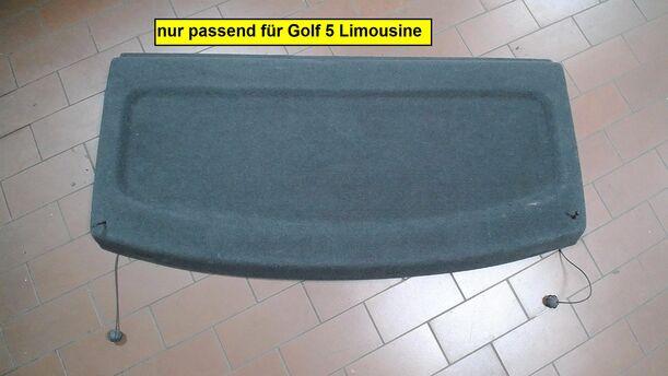 Foto: HUTABLAGE/ LADERAUMABDECKUNG eines VW Golf 1.6 FSI