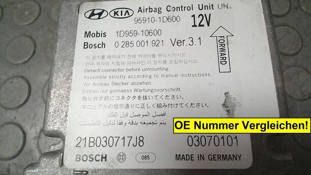 Foto: STEUERGERÄT AIRBAG/ AIRBAGSTEUERGERÄT eines Kia Carens CRDi DPF