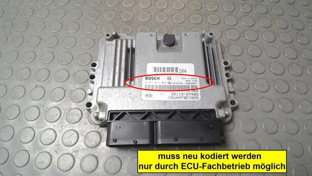 Foto: STEUERGERÄT EINSPRITZUNG/ MOTORSTEUERGERÄT eines Kia Carens CRDi DPF