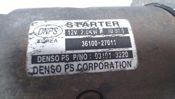 Foto: ANLASSER / STARTER DENSO eines Kia Carens CRDi DPF