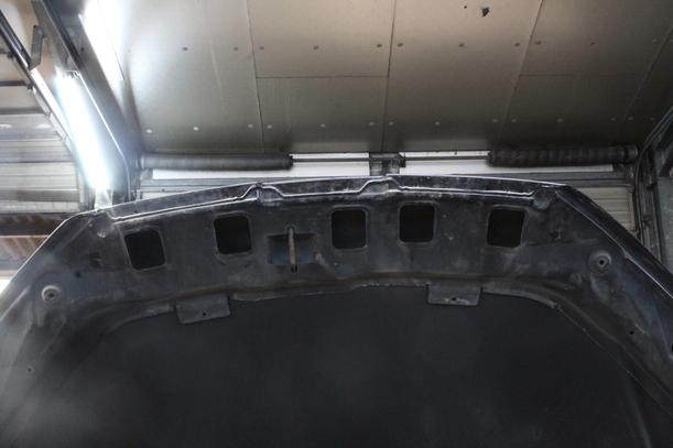 Foto: MOTORHAUBE ( LACKIERUNGSBEDÜRFTIG ) eines Peugeot 206 110