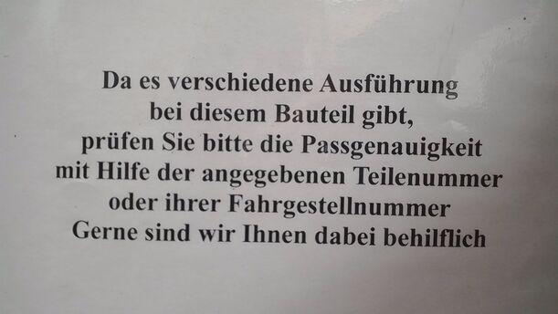 Foto: ANLASSER / STARTER BOSCH eines Audi A3 1.6
