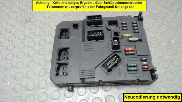 Foto: SICHERUNGSKASTEN eines Citroen C3 Pluriel 1.4