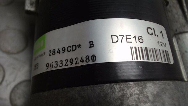 Foto: ANLASSER / STARTER (ZUBEHÖR) eines Citroen C3 Pluriel 1.4