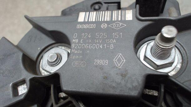 Foto: LICHTMASCHINE ( 150 A ) eines Renault Scenic dCi 130 FAP I-WAY +