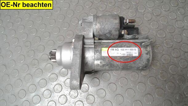 Foto: ANLASSER / STARTER VALEO eines VW Eos 2.0 FSI
