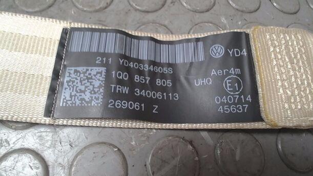 Foto: SICHERHEITSGURT HINTEN LINKS ( BEIGE ) eines VW Eos 2.0 FSI