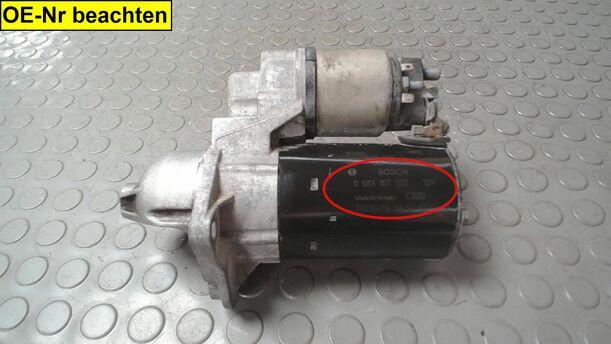 Foto: ANLASSER / STARTER  BOSCH eines Opel Corsa 1.2 16V (ecoFLEX) Easytronic
