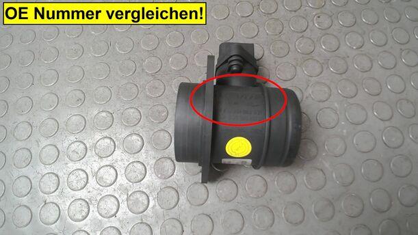 Foto: LUFTMASSENMESSER BOSCH eines Seat Ibiza 1.4 TDI