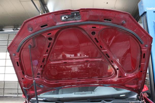 Foto: MOTORHAUBE ( LIMOUSINE ) eines VW Golf 1.6 FSI GL