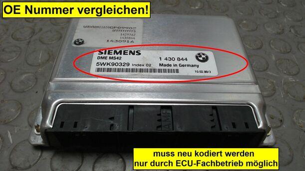 Foto: STEUERGERÄT EINSPRITZUNG / MOTORSTEUERGERÄT eines BMW 520i GL