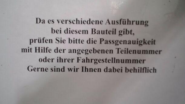 Foto: AUSPUFFROHR VORN ( RP ) eines VW Passat Variant 1.8 GL