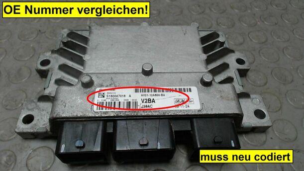 Foto: STEUERGERÄT EINSPRITZUNG / MOTORSTEUERGERÄT eines Ford Fiesta 1.25 GL