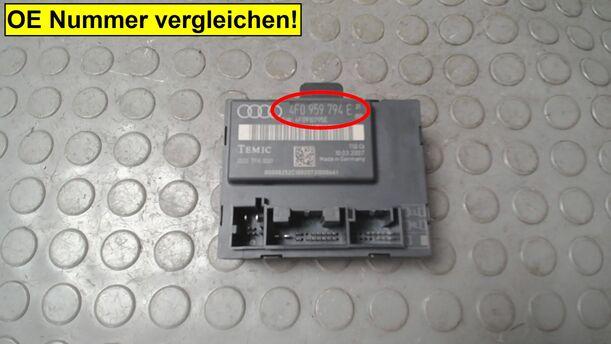 Foto: TÜRSTEUERGERÄT HINTEN RECHTS eines Audi A6 allroad quattro 2.7 TDI tiptronic DPF GL