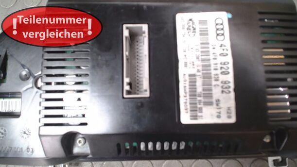Foto: TACHOEINHEIT eines Audi A6 allroad quattro 2.7 TDI tiptronic DPF GL