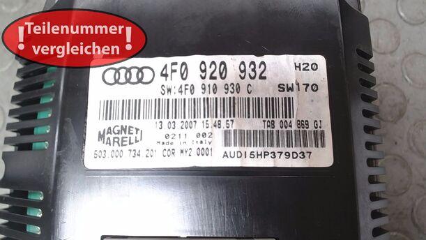 Foto: TACHOEINHEIT eines Audi A6 allroad quattro 2.7 TDI tiptronic DPF GL