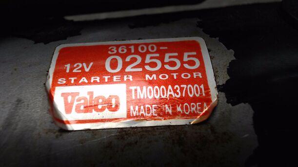 Foto: ANLASSER / STARTER VALEO eines Kia Picanto 1.1 GL