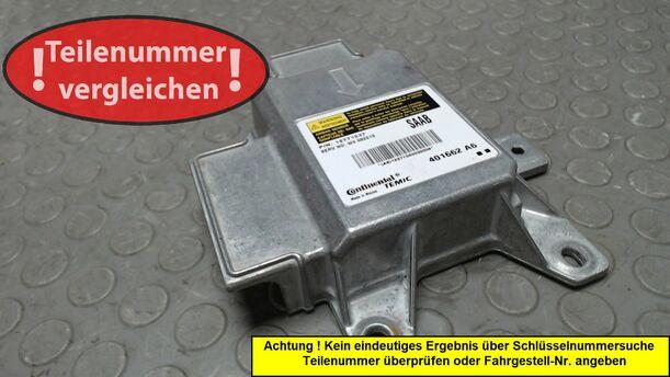 Foto: AIRBAGSTEUERGERÄT eines Saab 9-3 1.9 TiD Sport Kombi DPF GL