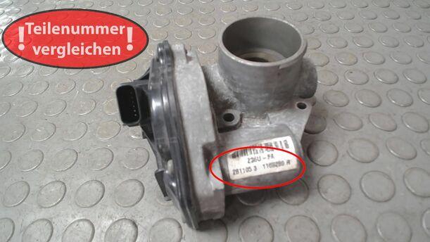 Foto: DROSSELKLAPPENSTUTZEN/ DROSSELKLAPPE eines Ford Fiesta 1.4 GL