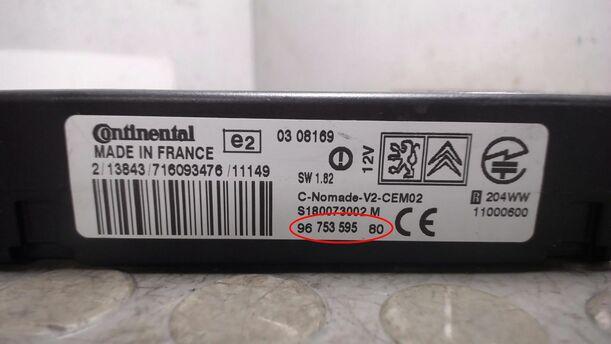 Foto: STEUERGERÄT BLUETOOTH eines Peugeot 207 120