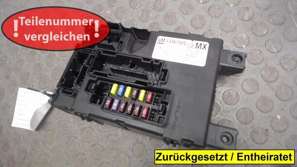 Foto: BODYCONTROLMODUL (ENTHEIRATET) eines Opel Corsa 1.2 16V (ecoFLEX) Easytronic