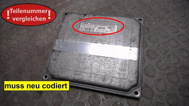 Foto: STEUERGERÄT EINSPRITZUNG eines Ford Fusion 1.25