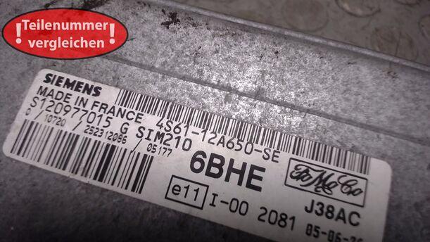 Foto: STEUERGERÄT EINSPRITZUNG eines Ford Fusion 1.25