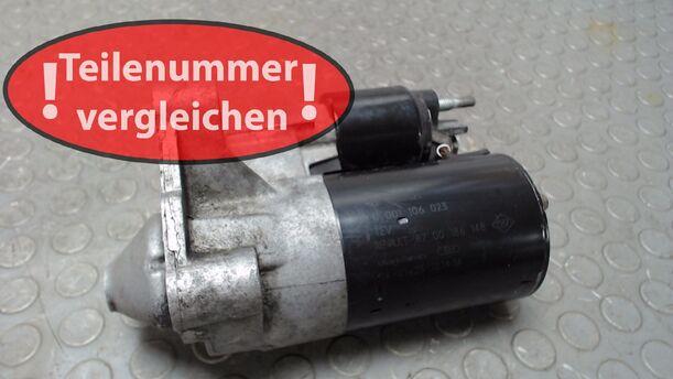 Foto: ANLASSER / STARTER BOSCH eines Renault Megane 2.0 Coupe-Cabriolet Aut.