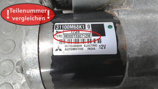 Foto: ANLASSER / STARTER eines Suzuki Alto 1.0