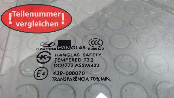 Foto: SEITENSCHEIBE VORN RECHTS eines Hyundai Getz 1.1 CLX