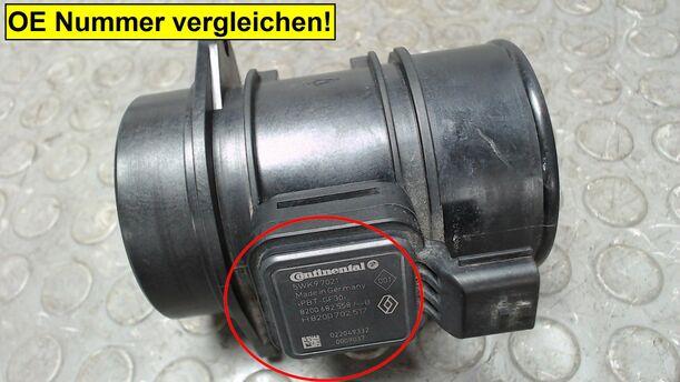 Foto: LUFTMASSENMESSER CONTINENTAL eines Renault Grand Scenic dCi 130 FAP Viva X