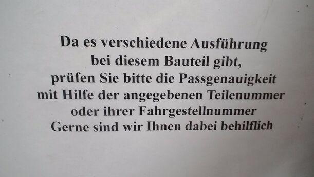 Foto: ANTRIEBSWELLE LINKS eines Skoda Octavia Combi 1.9 TDI Viva X