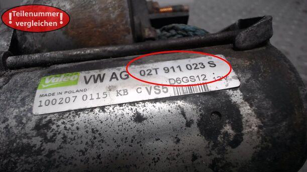 Foto: ANLASSER / STARTER VALEO eines Skoda Fabia 1.2 HTP GL