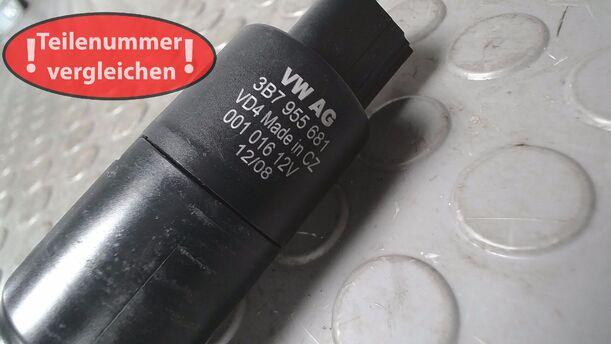 Foto: WASCHPUMPE SCHEINWERFERREINIGUNG eines VW Passat 1.9 TDI DPF acenta
