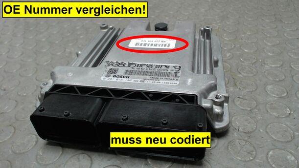 Foto: STEUERGERÄT EINSPRITZUNG / MOTORSTEUERGERÄT ( DIESEL ) eines Audi A4 Avant 2.0 TDI DPF acenta