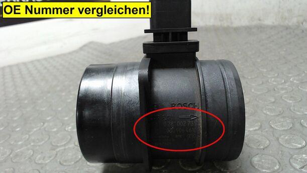 Foto: LUFTMASSENMESSER BOSCH eines Audi A4 Avant 2.0 TDI DPF acenta