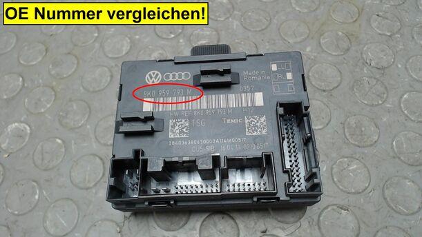 Foto: TÜRSTEUERGERÄT VORN LINKS eines Audi A4 Avant 2.0 TDI DPF acenta
