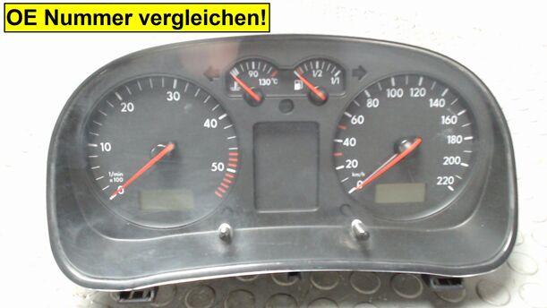 Foto: TACHOEINHEIT / KOMBIINSTRUMENT eines VW Bora 1.9 TDI acenta