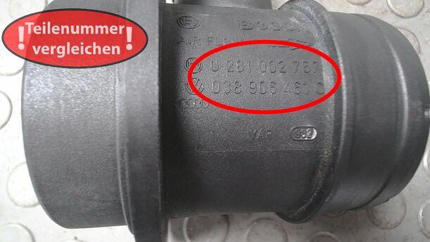 Foto: LUFTMASSENMESSER ( BOSCH ) eines VW Bora 1.9 TDI acenta