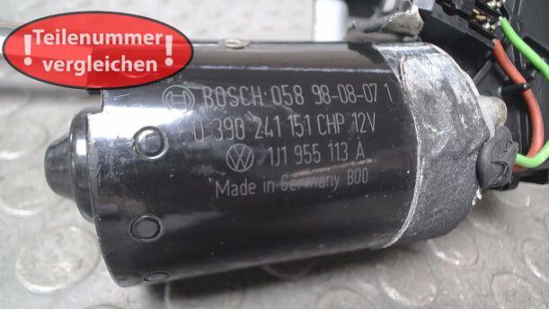 Foto: SCHEIBENWISCHERMOTOR VORN ( AUSF. BIS 2000 ) eines VW Bora 1.9 TDI acenta
