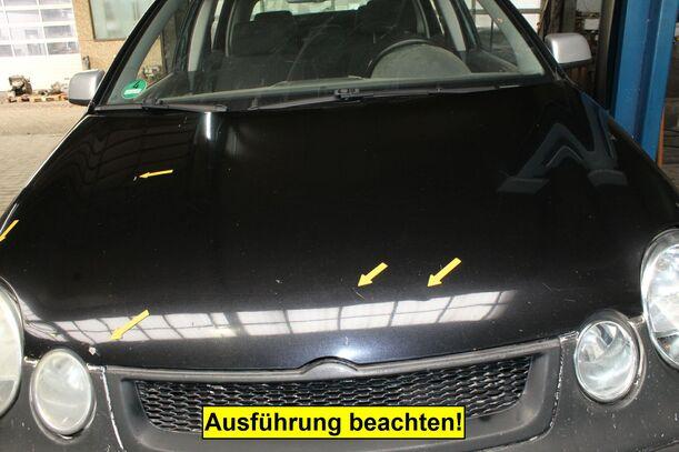 Foto: MOTORHAUBE ( POLO FUN/ 9N1 ) eines VW Polo 1.9 TDI acenta
